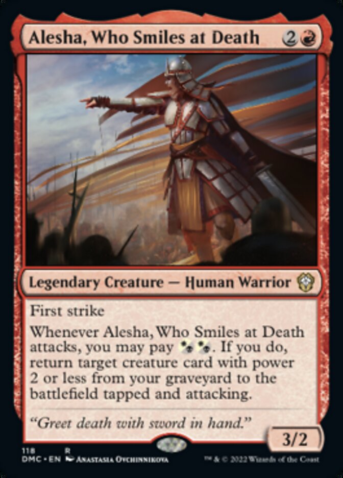 Alesha, Who Smiles at Death [Dominaria United Commander] | RetroPlay Games