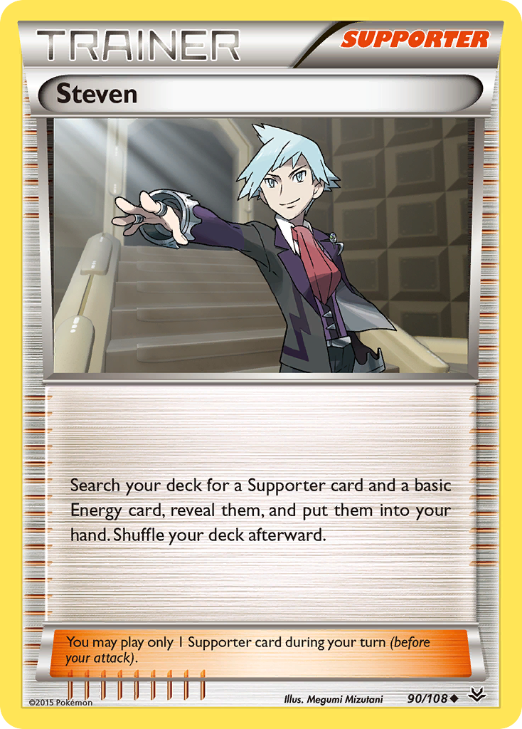 Steven (90/108) [XY: Roaring Skies] | RetroPlay Games