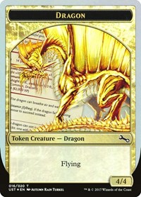 Gold Dragon Token [Unstable Tokens] | RetroPlay Games