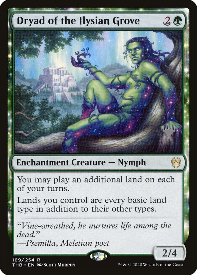 Dryad of the Ilysian Grove (Promo Pack) [Theros Beyond Death Promos] | RetroPlay Games