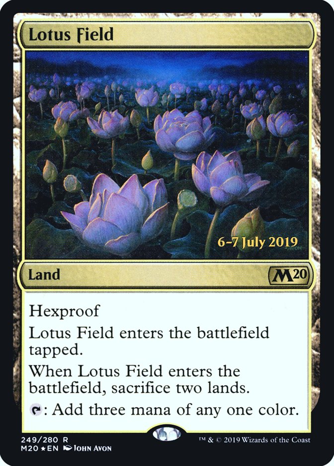 Lotus Field  [Core Set 2020 Prerelease Promos] | RetroPlay Games