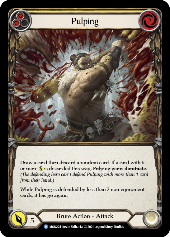 Pulping (Yellow) [MON224] (Monarch)  1st Edition Normal | RetroPlay Games