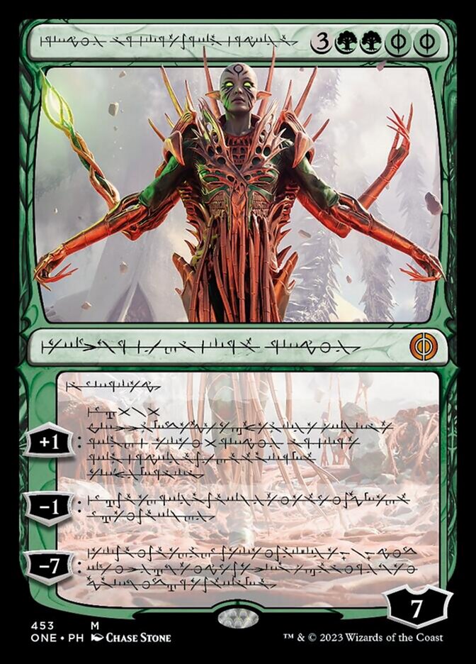 Nissa, Ascended Animist (Phyrexian Step-and-Compleat Foil) [Phyrexia: All Will Be One] | RetroPlay Games