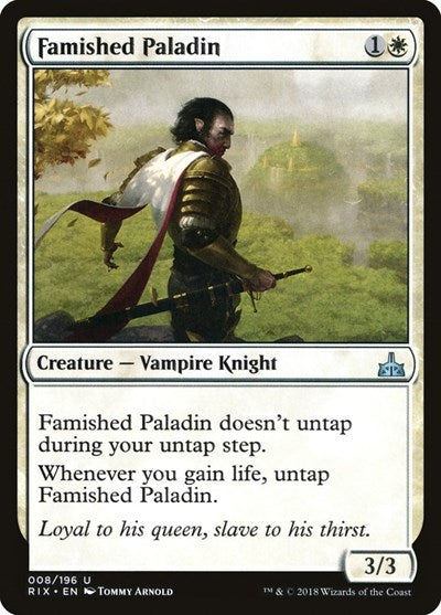 Famished Paladin [Rivals of Ixalan] | RetroPlay Games