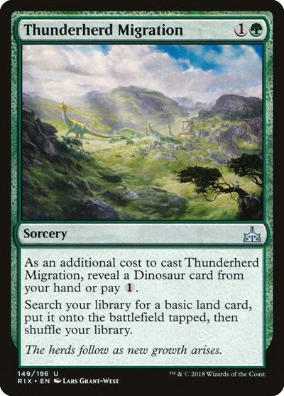 Thunderherd Migration [Rivals of Ixalan] | RetroPlay Games