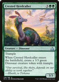 Crested Herdcaller [Rivals of Ixalan] | RetroPlay Games