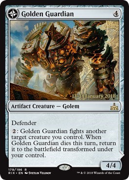 Golden Guardian // Gold-Forge Garrison [Rivals of Ixalan Promos] | RetroPlay Games