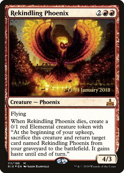 Rekindling Phoenix [Rivals of Ixalan Promos] | RetroPlay Games