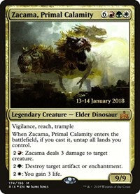 Zacama, Primal Calamity [Rivals of Ixalan Promos] | RetroPlay Games