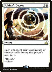 Sphinx's Decree [Rivals of Ixalan Promos] | RetroPlay Games