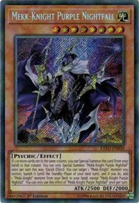 Mekk-Knight Purple Nightfall [EXFO-EN020] Secret Rare | RetroPlay Games