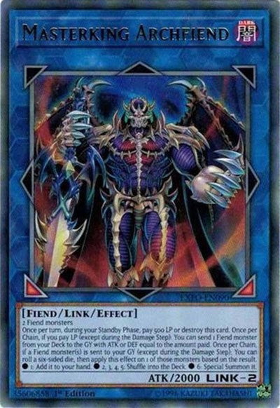 Masterking Archfiend [EXFO-EN090] Rare | RetroPlay Games