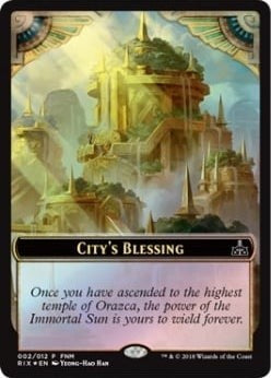 City's Blessing // Elemental Double-sided Token [Friday Night Magic 2018] | RetroPlay Games