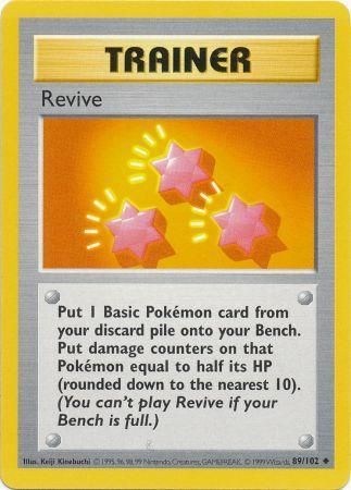 Revive (89/102) [Base Set Shadowless Unlimited] | RetroPlay Games