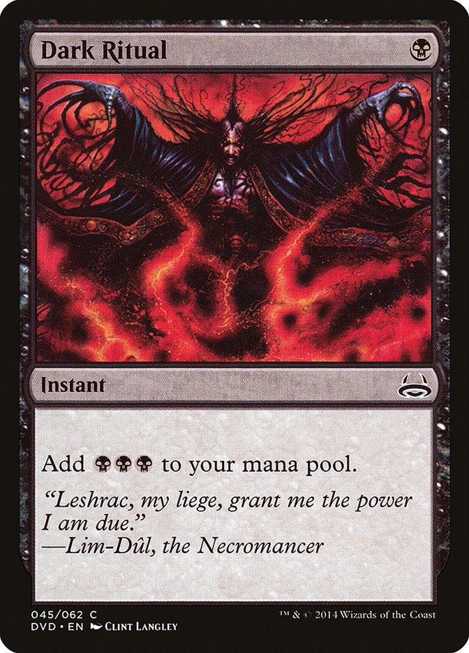Dark Ritual (Divine vs. Demonic) [Duel Decks Anthology] | RetroPlay Games