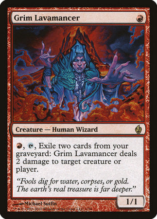 Grim Lavamancer [Premium Deck Series: Fire and Lightning] | RetroPlay Games