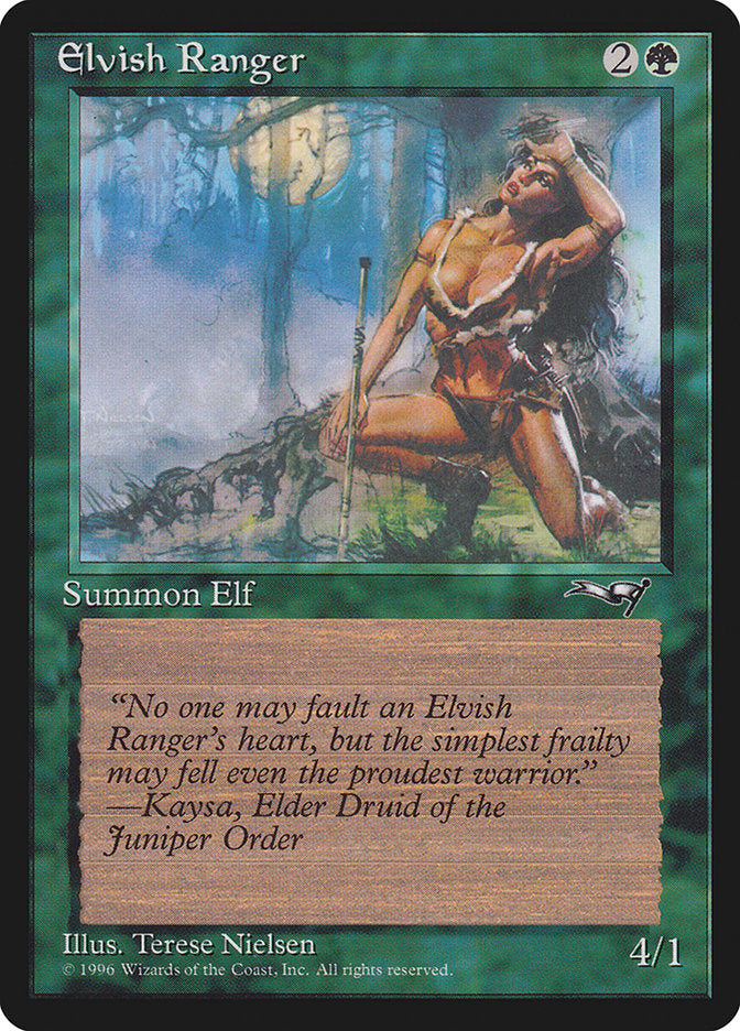 Elvish Ranger (Moon Background) [Alliances] | RetroPlay Games