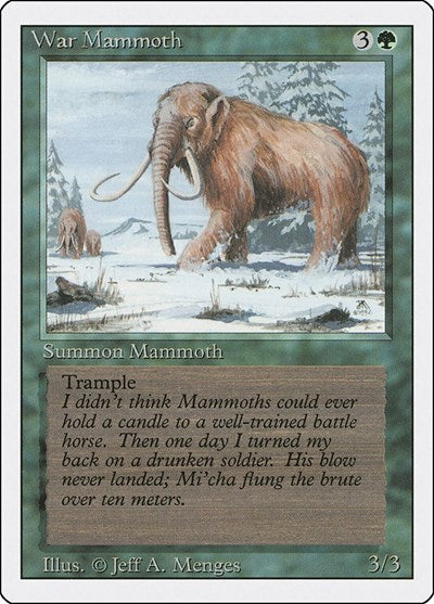 War Mammoth [Revised Edition] | RetroPlay Games