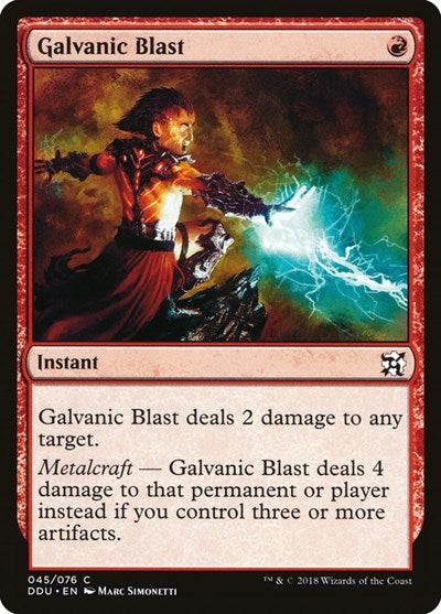 Galvanic Blast [Duel Decks: Elves vs. Inventors] | RetroPlay Games