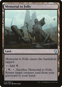 Memorial to Folly [Dominaria] | RetroPlay Games