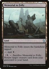 Memorial to Folly [Dominaria] | RetroPlay Games