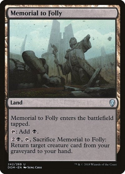 Memorial to Folly [Dominaria] | RetroPlay Games