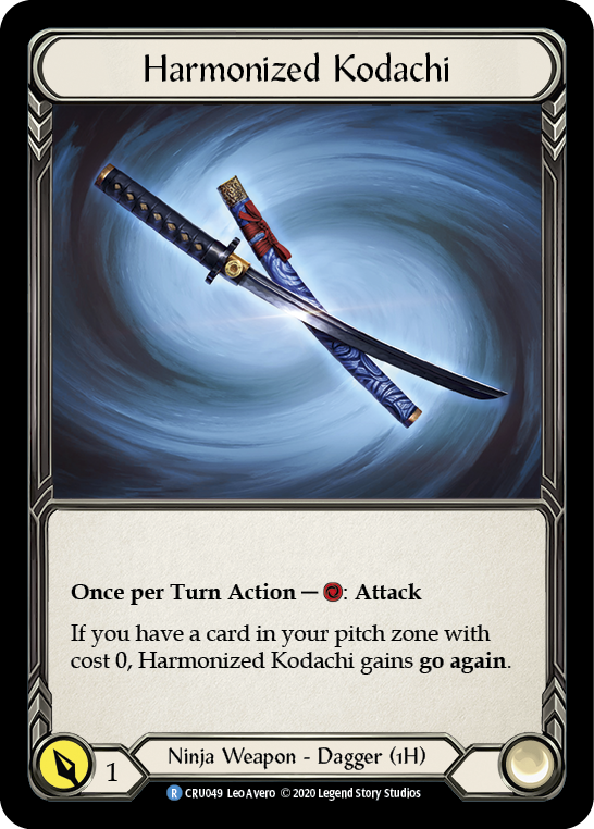 Harmonized Kodachi [CRU049] (Crucible of War)  1st Edition Normal | RetroPlay Games