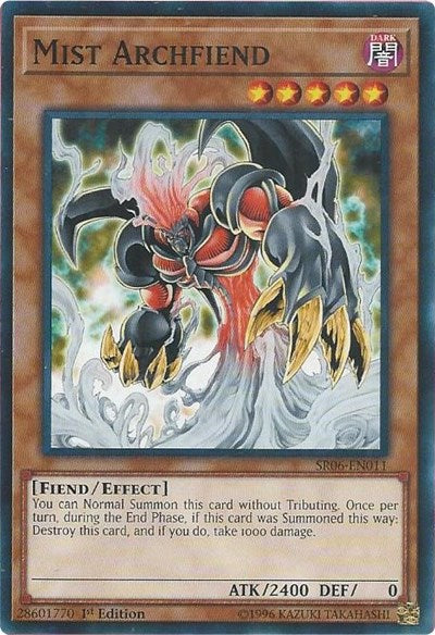 Mist Archfiend [SR06-EN011] Common | RetroPlay Games