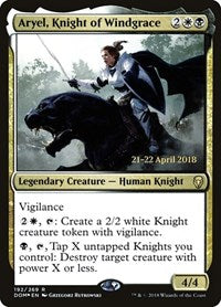 Aryel, Knight of Windgrace [Dominaria Promos] | RetroPlay Games