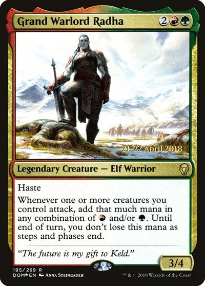 Grand Warlord Radha [Dominaria Promos] | RetroPlay Games