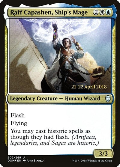 Raff Capashen, Ship's Mage [Dominaria Promos] | RetroPlay Games