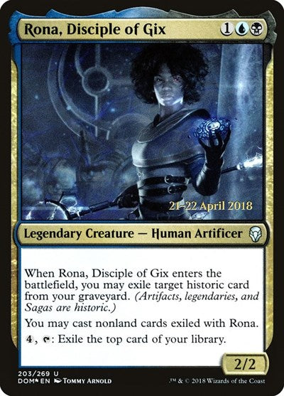 Rona, Disciple of Gix [Dominaria Promos] | RetroPlay Games