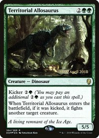 Territorial Allosaurus [Dominaria Promos] | RetroPlay Games