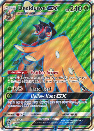 Decidueye GX (SM37) (Jumbo Card) [Sun & Moon: Black Star Promos] | RetroPlay Games