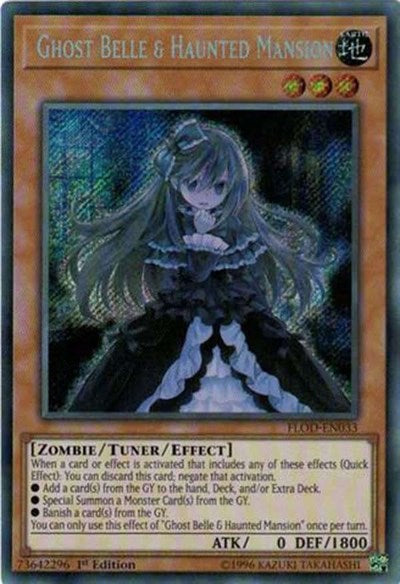 Ghost Belle & Haunted Mansion [FLOD-EN033] Secret Rare | RetroPlay Games