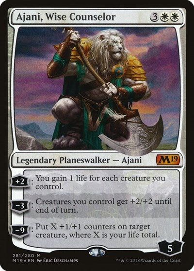 Ajani, Wise Counselor [Core Set 2019] | RetroPlay Games