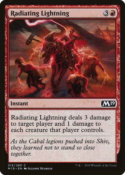 Radiating Lightning [Core Set 2019] | RetroPlay Games