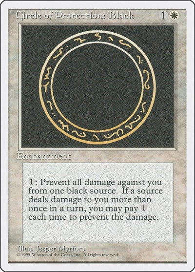 Circle of Protection: Black [Fourth Edition] | RetroPlay Games