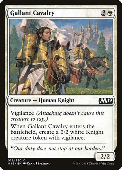 Gallant Cavalry [Core Set 2019] | RetroPlay Games
