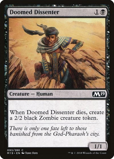 Doomed Dissenter [Core Set 2019] | RetroPlay Games