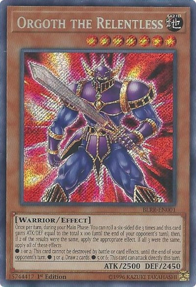 Orgoth the Relentless [BLRR-EN001] Secret Rare | RetroPlay Games