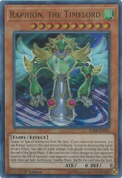 Raphion, the Timelord [BLRR-EN023] Ultra Rare | RetroPlay Games