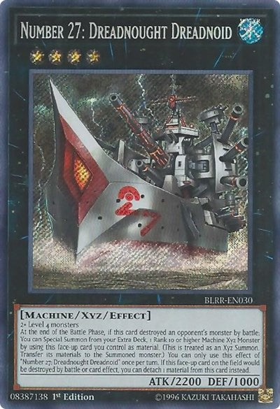 Number 27: Dreadnought Dreadnoid [BLRR-EN030] Secret Rare | RetroPlay Games