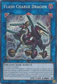 Flash Charge Dragon [BLRR-EN045] Secret Rare | RetroPlay Games