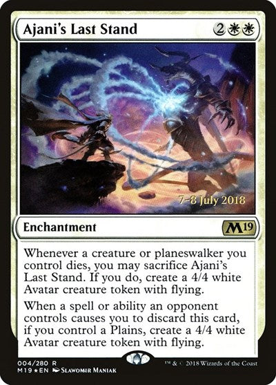 Ajani's Last Stand [Core Set 2019 Promos] | RetroPlay Games