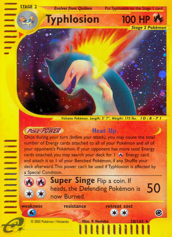 Typhlosion (28/165) [Expedition: Base Set] | RetroPlay Games