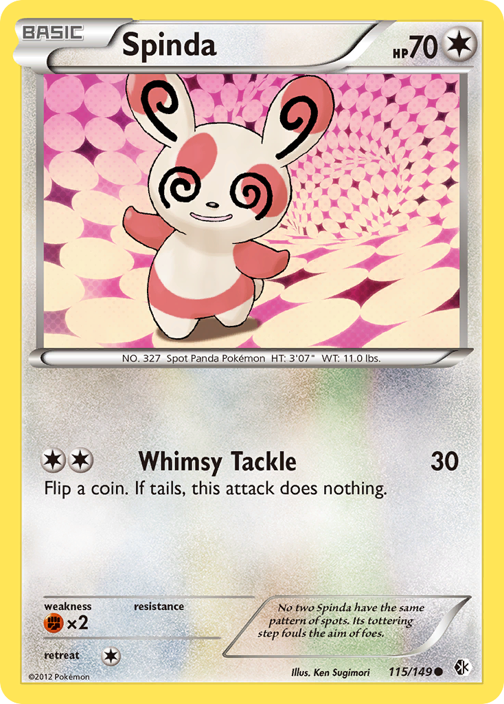 Spinda (115/149) [Black & White: Boundaries Crossed] | RetroPlay Games