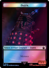 Dalek // Treasure (0063) Double-Sided Token (Surge Foil) [Doctor Who Tokens] | RetroPlay Games