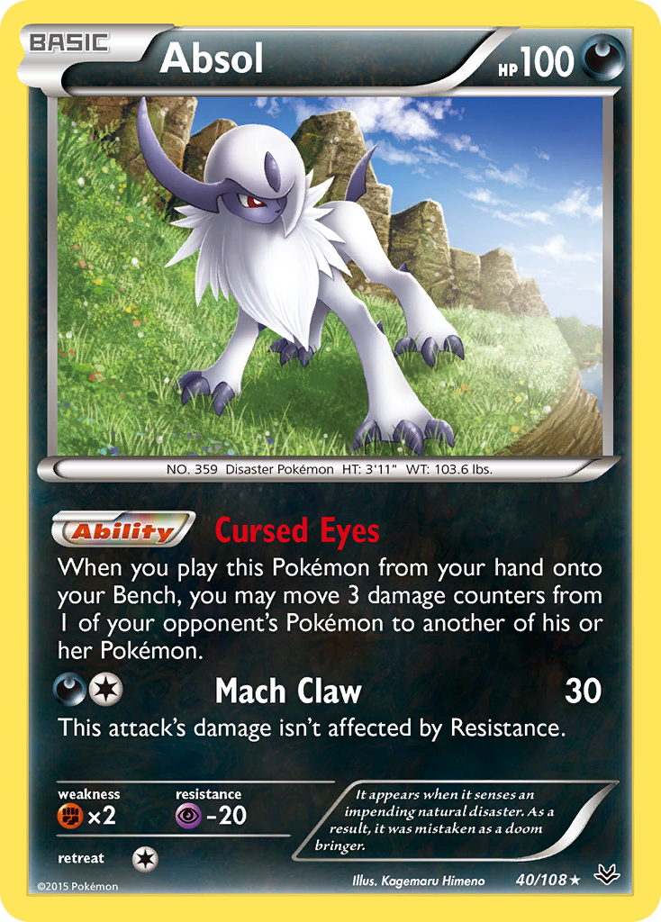 Absol (40/108) [XY: Roaring Skies] | RetroPlay Games