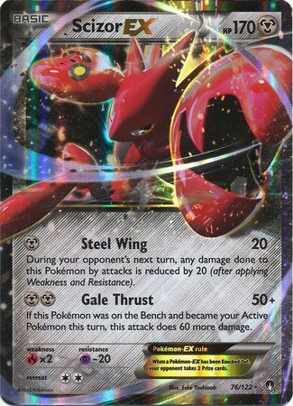 Scizor EX (76/122) (Jumbo Card) [XY: BREAKpoint] | RetroPlay Games